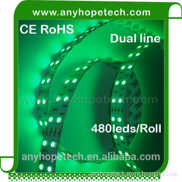 Full color 96ledm smd5050 Double ribbon flex 24V